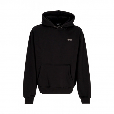 felpa cappuccio uomo asso di denari hoodie BLACK