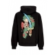 felpa cappuccio uomo asso di spade hoodie BLACK