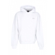 felpa cappuccio uomo asso di denari hoodie WHITE