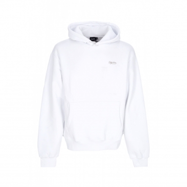 felpa cappuccio uomo asso di spade hoodie WHITE
