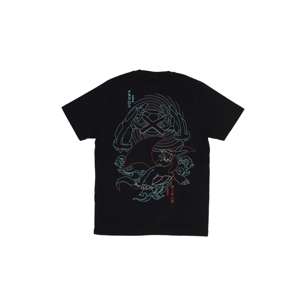 maglietta uomo salamence  metagross tee BLACK