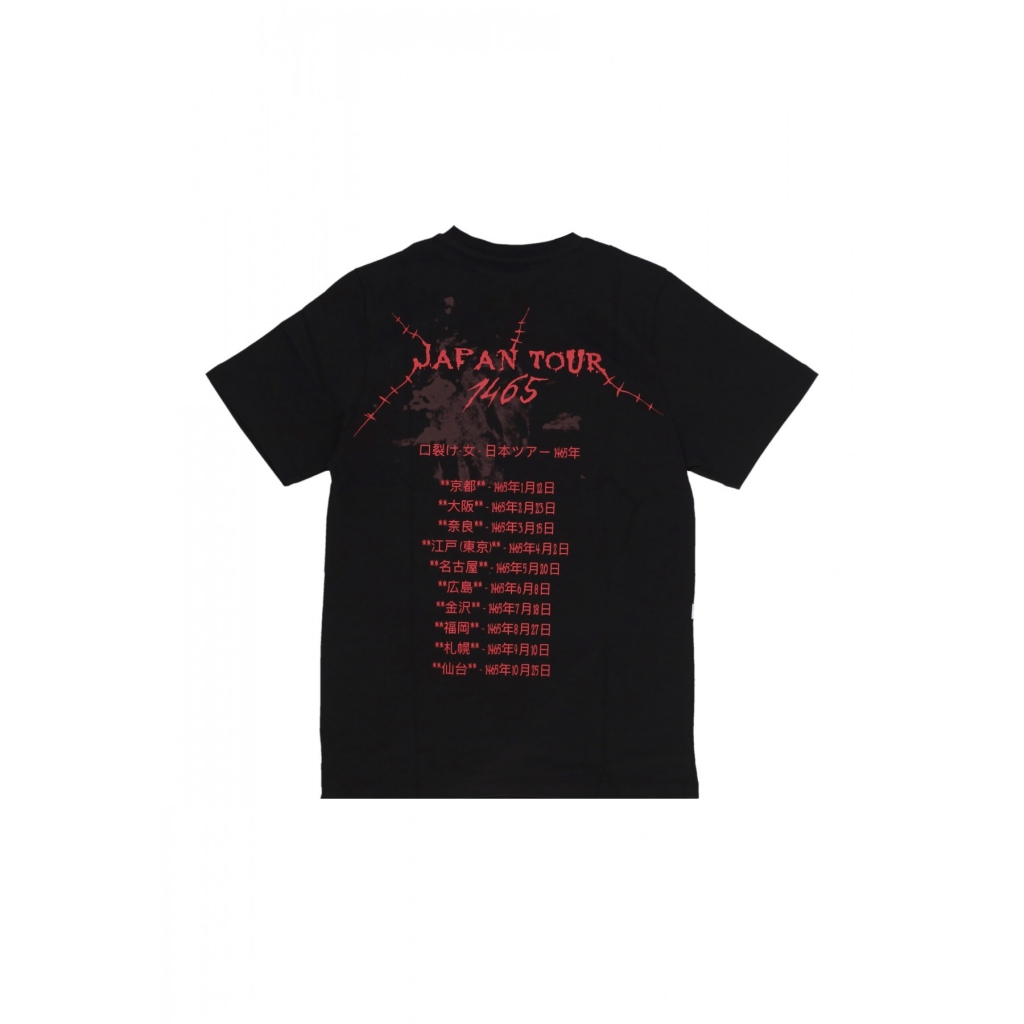 maglietta uomo kuchisake onna japan tour tee BLACK