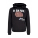 felpa cappuccio uomo va bin parej hoodie BLACK