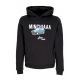felpa cappuccio uomo minchiaaa hoodie BLACK