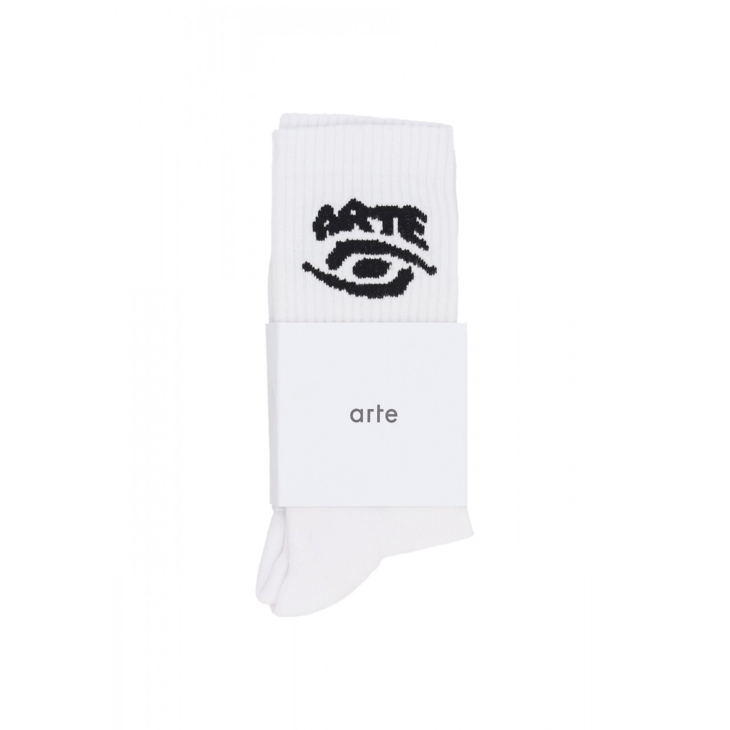 calza media uomo eye socks WHITE
