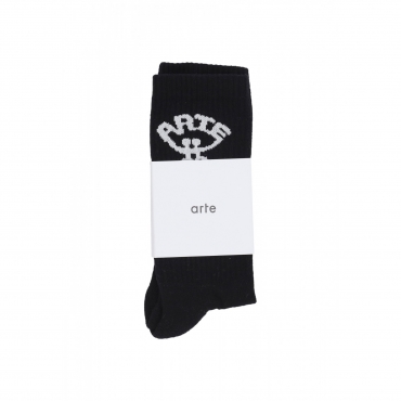 calza media uomo logo together socks BLACK