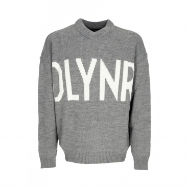 maglione uomo sweater logo GREY