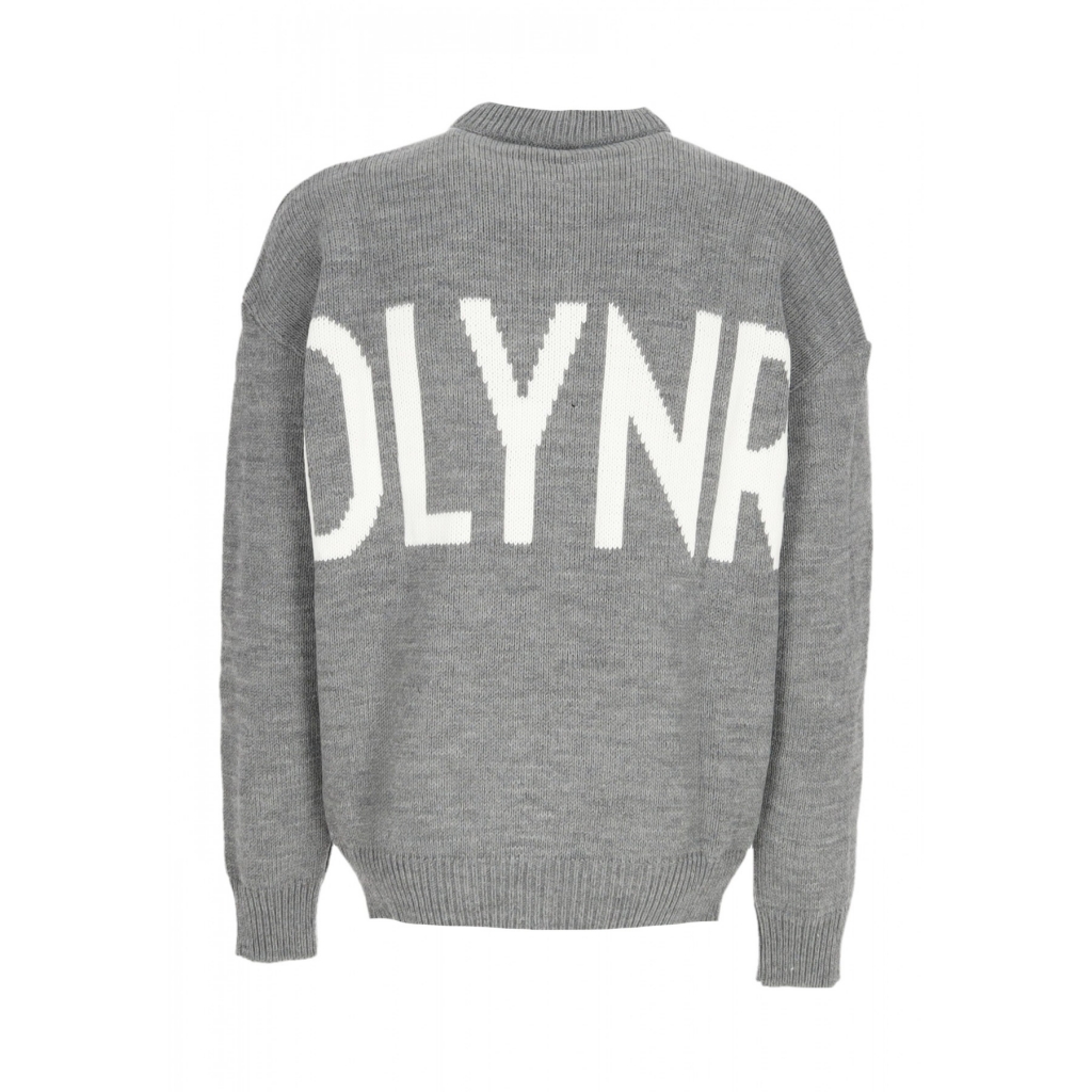 maglione uomo sweater logo GREY
