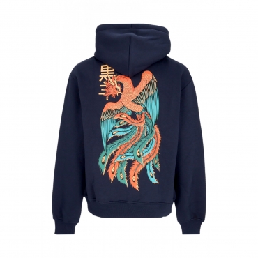felpa cappuccio uomo hoo hoodie MIDNIGHT BLUE