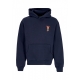 felpa cappuccio uomo hoo hoodie MIDNIGHT BLUE