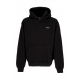 felpa cappuccio uomo asso di bastoni hoodie BLACK