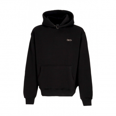 felpa cappuccio uomo asso di bastoni hoodie BLACK