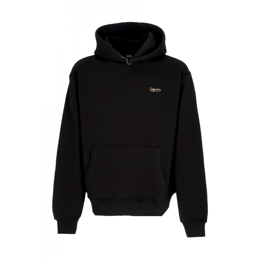 felpa cappuccio uomo asso di bastoni hoodie BLACK