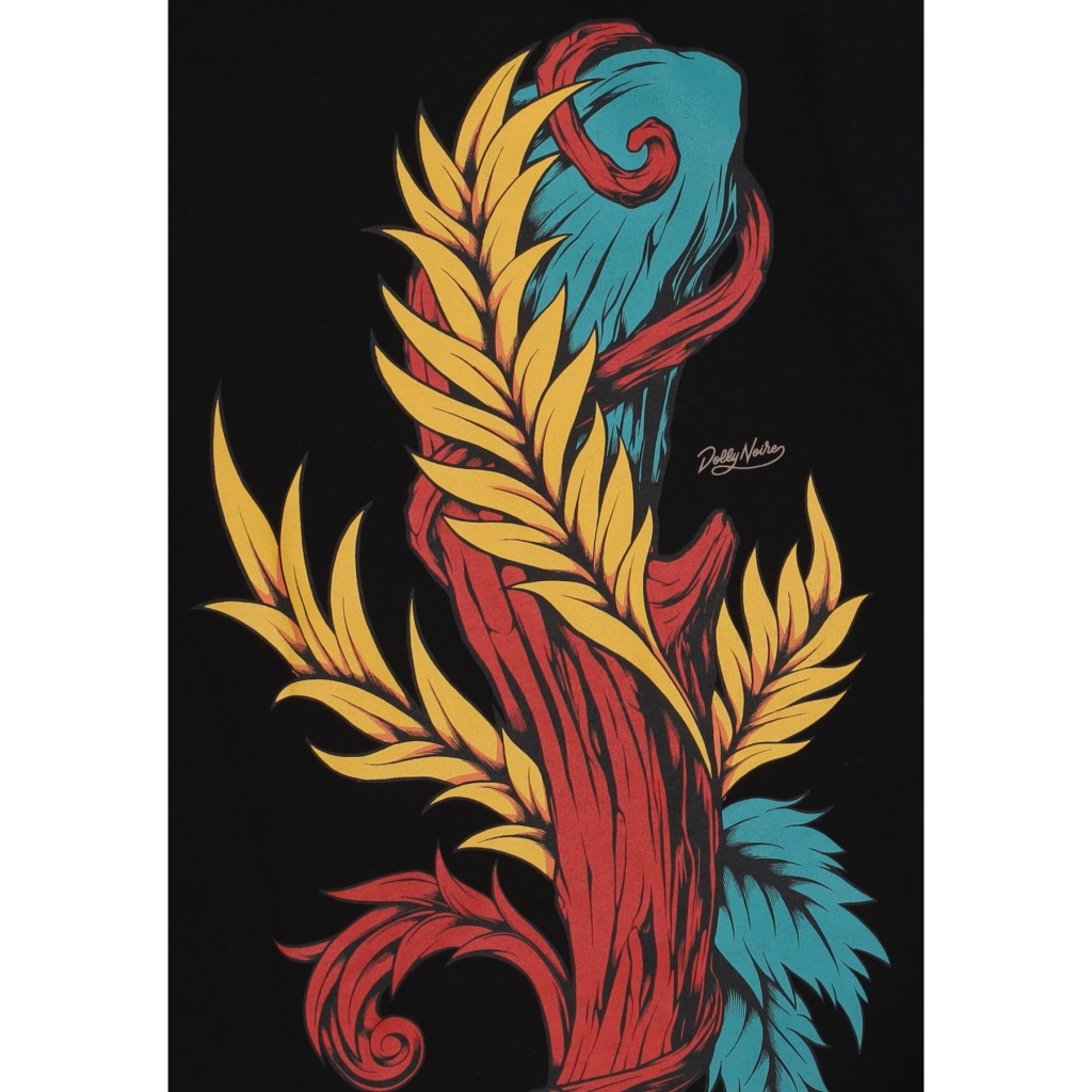 felpa cappuccio uomo asso di bastoni hoodie BLACK