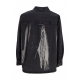 camicia manica lunga uomo denim shirt BLACK DENIM