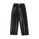 jeans uomo washed jeans pants BLACK DENIM