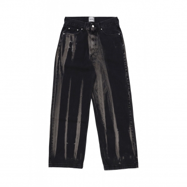 jeans uomo washed jeans pants BLACK DENIM