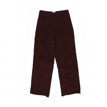 pantalone lungo uomo corduroy cargo pants BORDEAUX