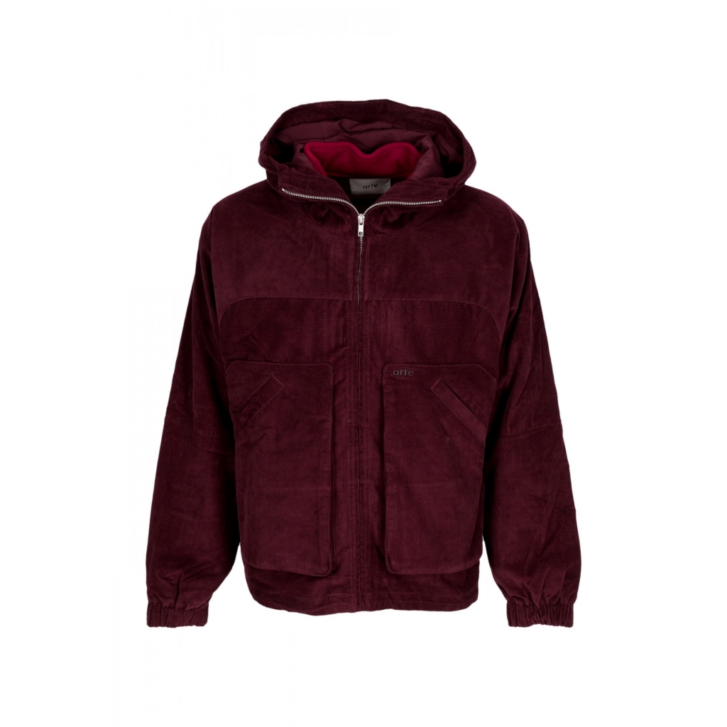 giubbotto uomo corduroy technical jacket BORDEAUX