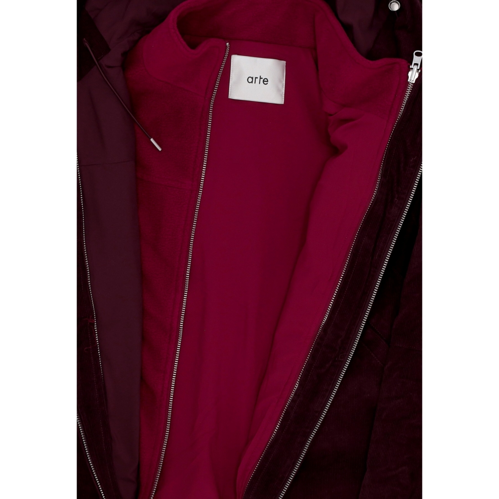 giubbotto uomo corduroy technical jacket BORDEAUX