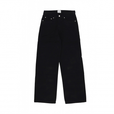 jeans uomo back pocket graphic pants BLACK