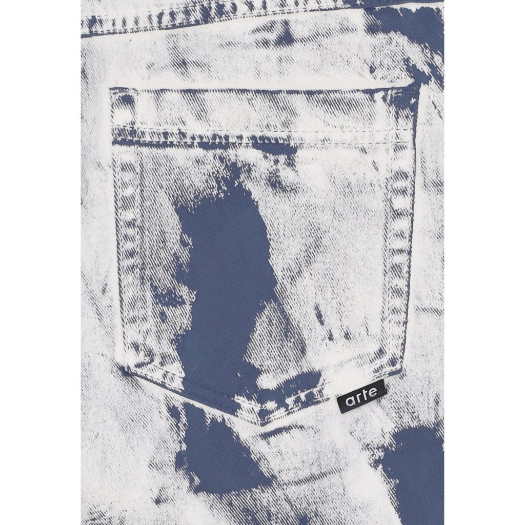 jeans uomo paint pants WHITE