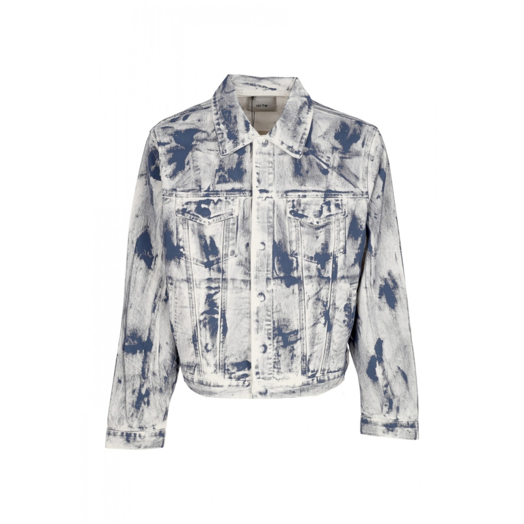 giubbotto uomo paint jacket WHITE
