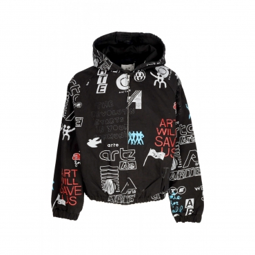 giubbotto uomo art saves jacket BLACK