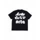 maglietta uomo multi logo print tee BLACK