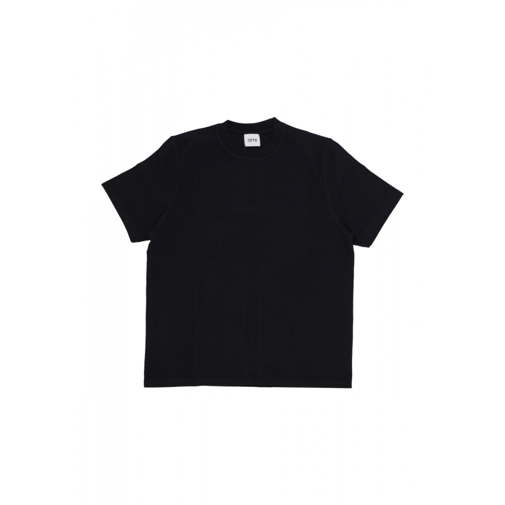 maglietta uomo multi logo print tee BLACK