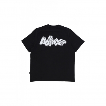 maglietta uomo block print t-shirt BLACK