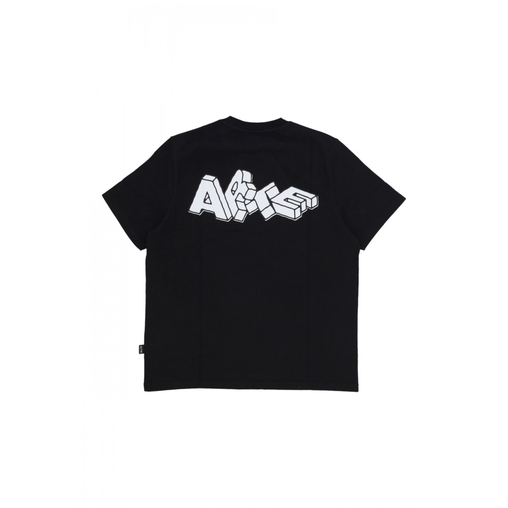 maglietta uomo block print t-shirt BLACK