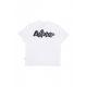maglietta uomo block print t-shirt WHITE