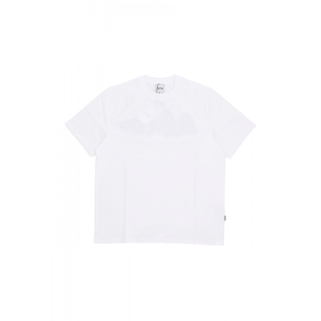 maglietta uomo block print t-shirt WHITE