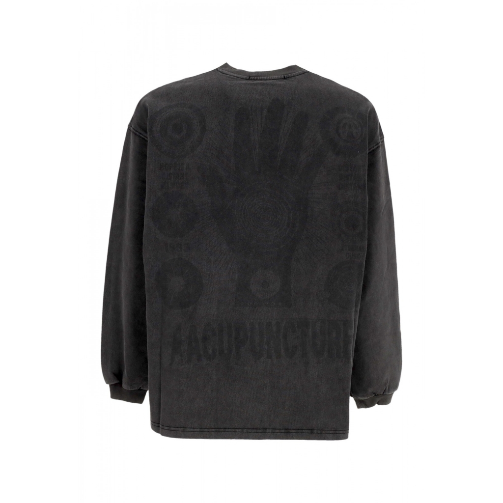maglietta manica lunga uomo hope l/s tee WASHED BLACK