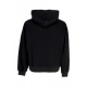 felpa cappuccio uomo anarchy hoodie WASHED BLACK