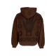 felpa cappuccio uomo hope hoodie COFFEE QUARTZ