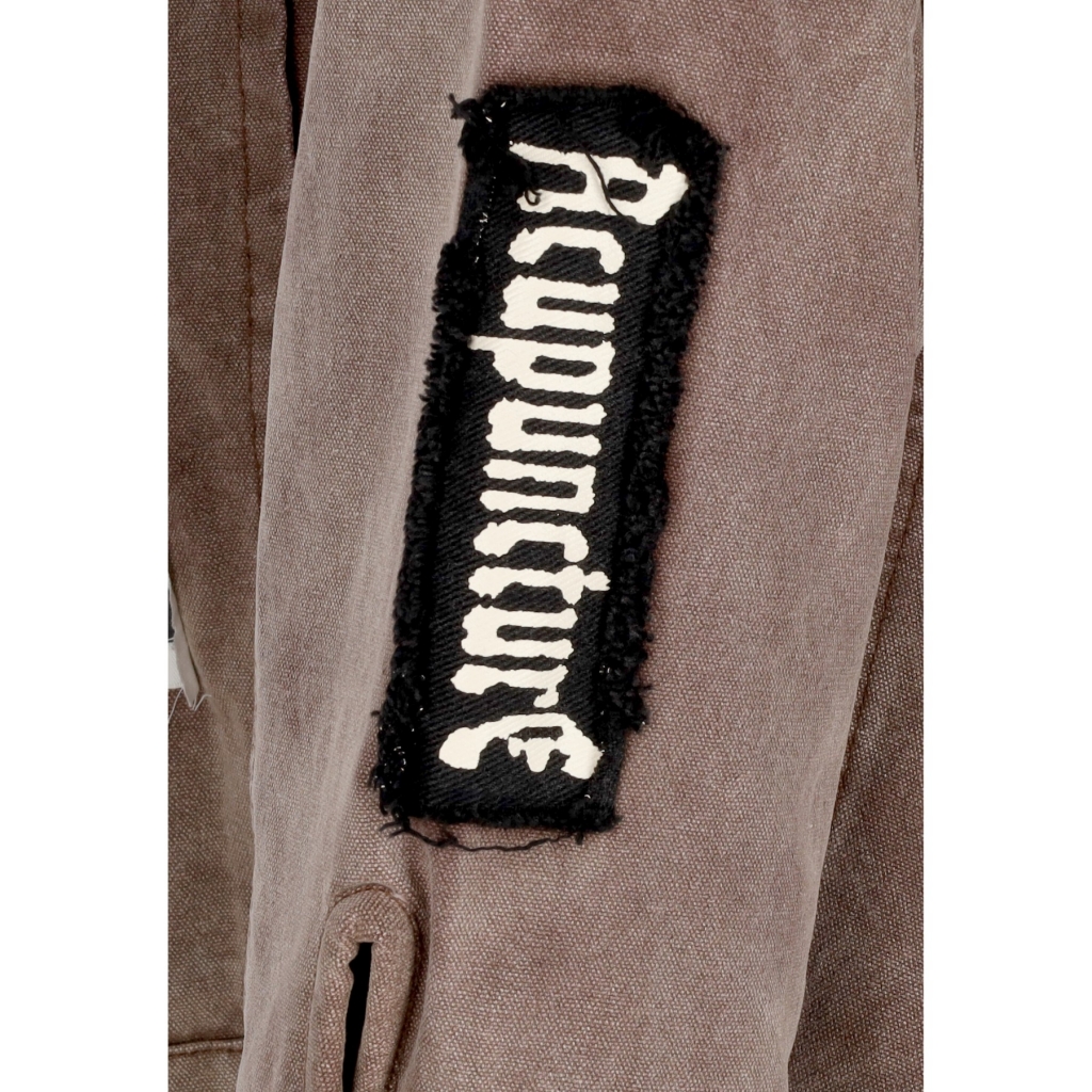 giubbotto uomo punker jacket COFFEE QUARTZ