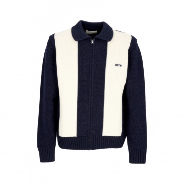 cardigan uomo logo cardigan BLUE/WHITE