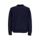 cardigan uomo logo cardigan BLUE/WHITE