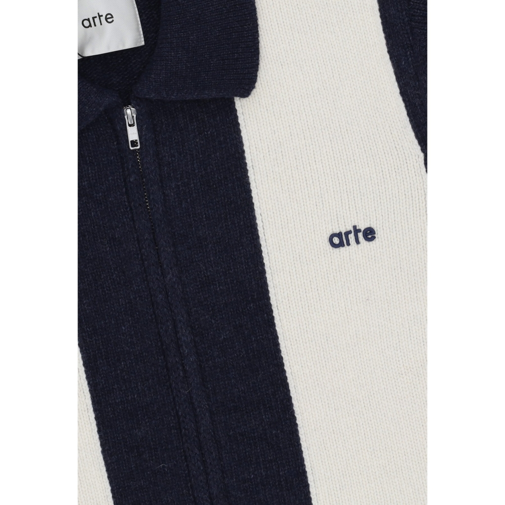 cardigan uomo logo cardigan BLUE/WHITE