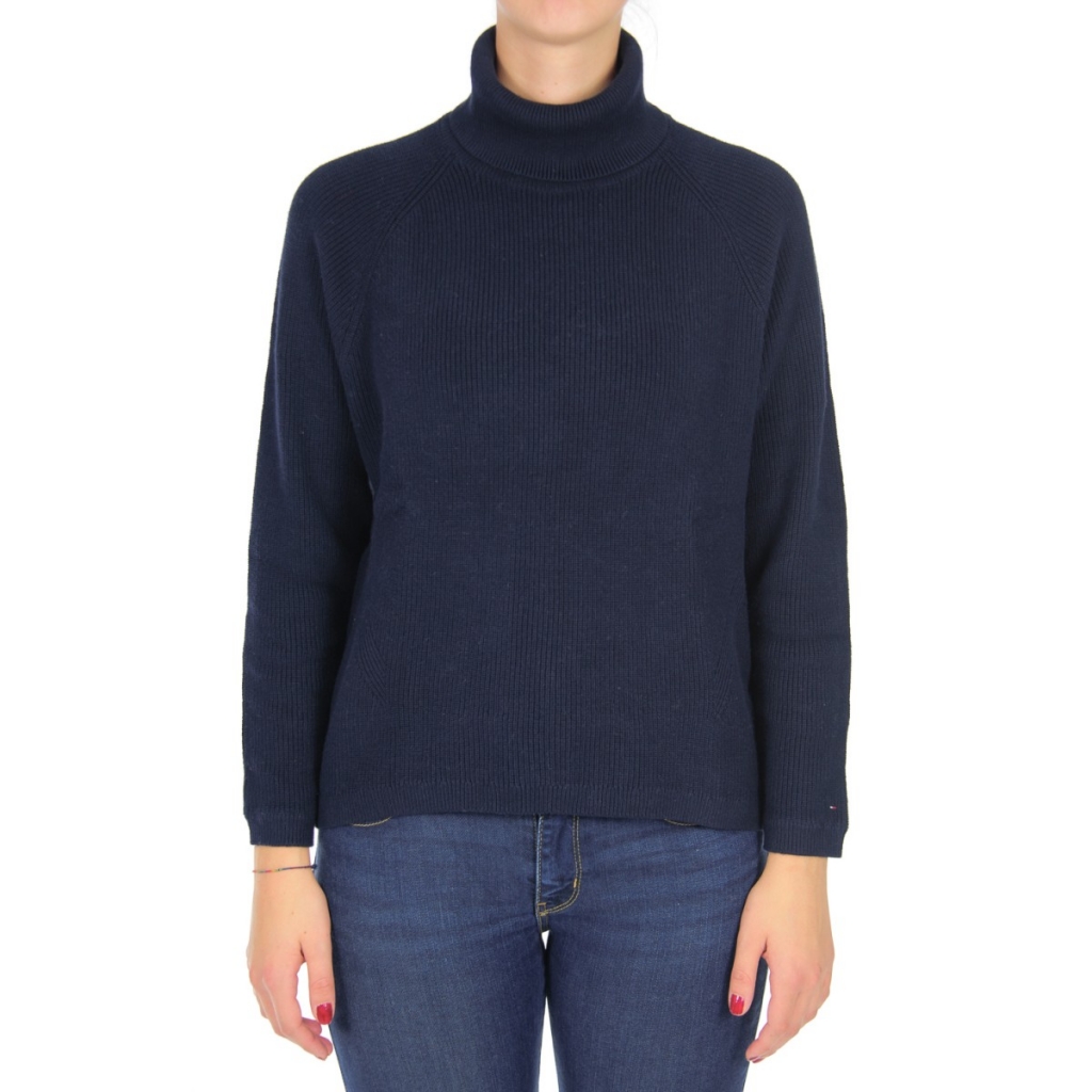 maglia collo alto cotone