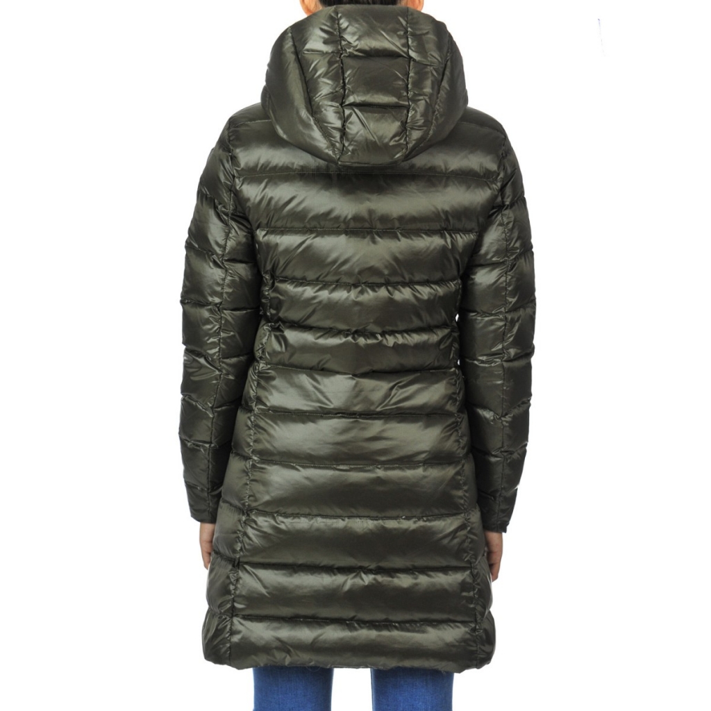 Blauer Piumino Cappuccio 925vh Shining Lungo Trench Donna rrdfwS